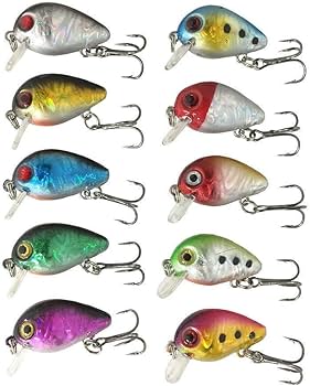 Amazon | オルルド釣具 3cm 1.5g マイクロクランク 10カラー10個セット Amazon | オルルド釣具 3cm 1.5g マイクロクランク 10カラー10個セット